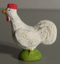 White rooster, Didier  10 cm