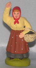 Olives gatherer woman, Didier, 10 cm