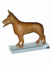 Sheep dog with pedestal, 00505, Lepi