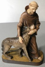 St-Francis of Assisi with wolf, 10035-B, Lepi