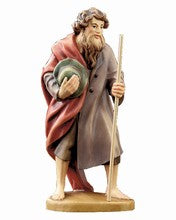 Shepherd with stick and hat,  Rustic
