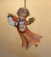 Angel with accordion for hanging, 10258-HF, Angels