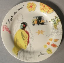 Bread & Butter Plate - yellow, Route des Indes