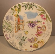 Round Cake Platter, Provence