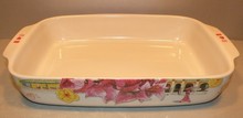 Large Rectangular Baking Dish, ( old Kind ) Route des Indes