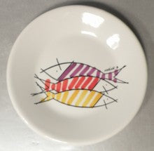 Miniature Plate Happy fish