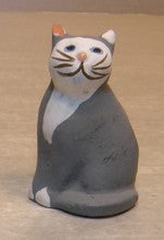 Cat grey , Fouque, 6 cm