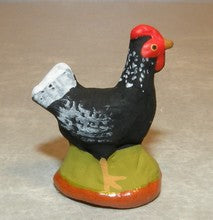 Black hen, Fouque, 6 cm