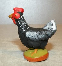 Black Hen,  Fouque, 9 cm