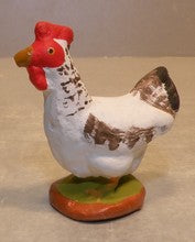 White Hen,  Fouque, 9 cm