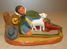 Shepherd lying down,  Fouque, 9 cm