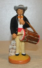 Tambourine player,  Fouque, 9 cm
