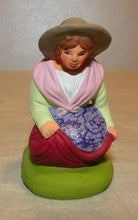 Woman on his knees with  lavender, Didier, 6 cm