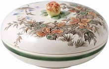Candy Box with Finial Barbizon, Art Faience