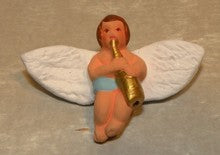 Angel with Trumpet Hanging, Didier, 6 cm