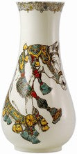 Hand Painted Small Vase Musee, Chevaux du Vent