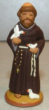 Saint Francis of Assisi,  Fouque, 4 cm