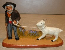 M. Seguin and his goat,  Fouque, 4 cm