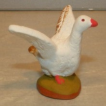 Goose with spread wings,  Fouque, 4 cm