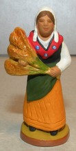 Woman with a sheaf of wheat, Fouque, 4 cm