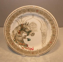 Dessert Plate Mare and Foal, Chevaux du Vent