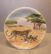 Dessert Plate Cheetah, Safari