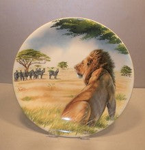 Dessert Plate Lion, Safari