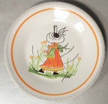 Miniature ( Small Plate ) Lady, Fred Quellec