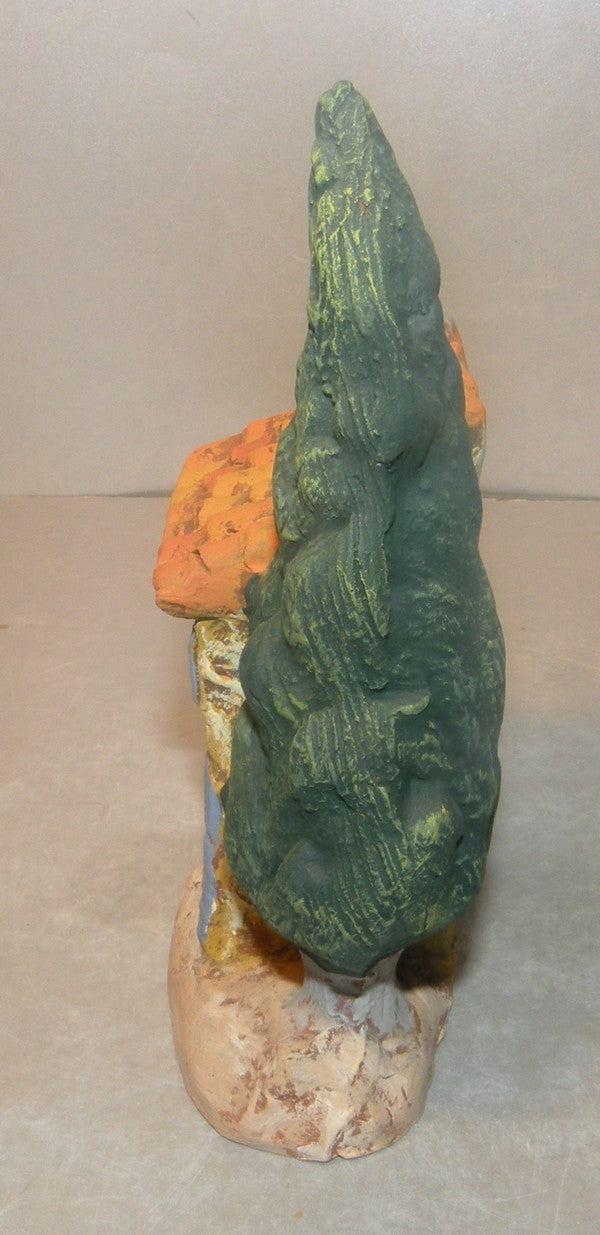 House with cypres, (all clay), Fouque 2 cm