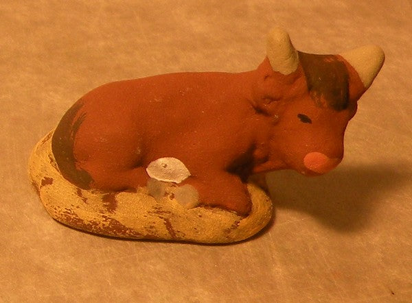 Ox laying down, Fouque 2cm