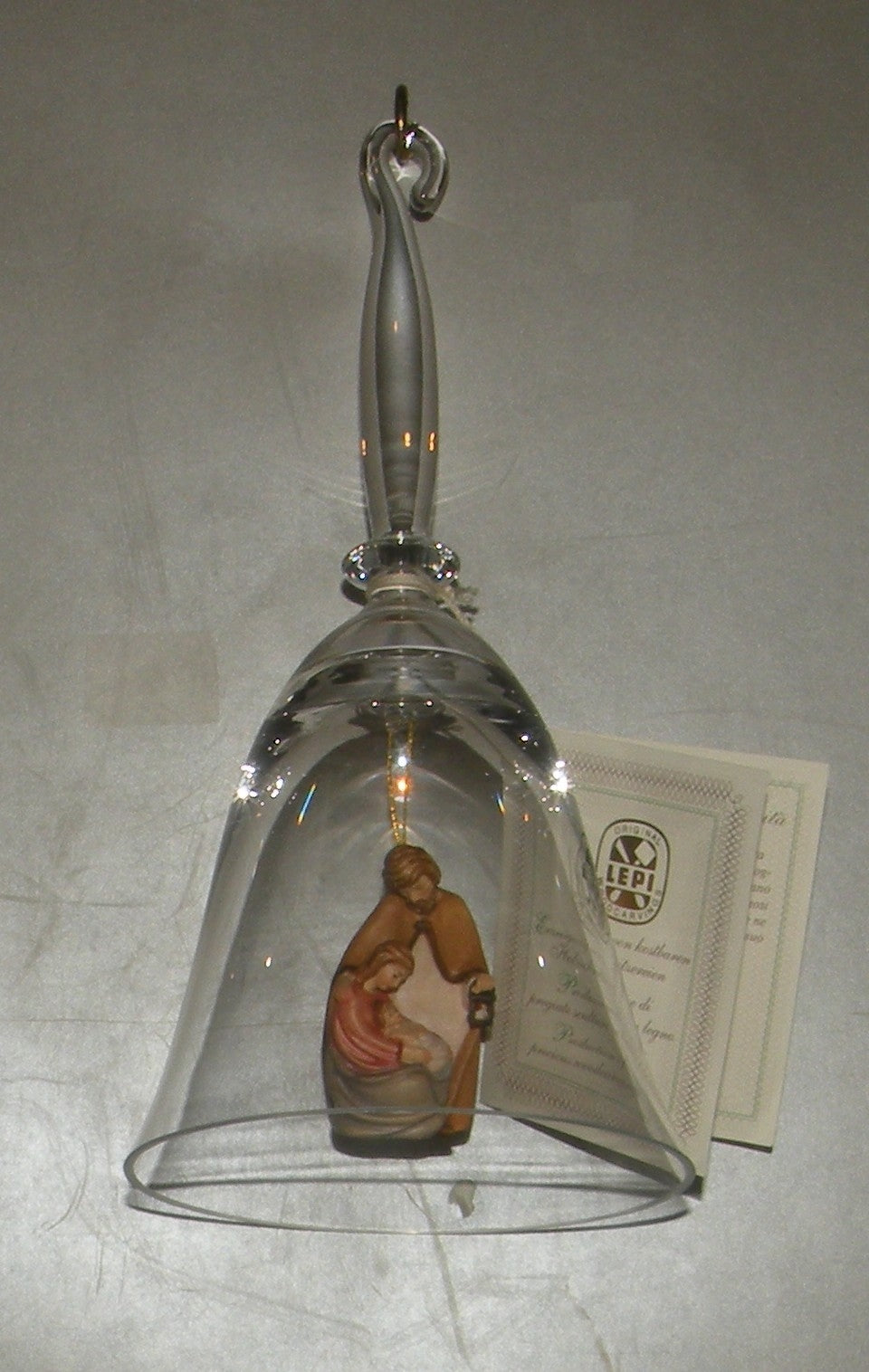 Crystal Bell With Nativity - 10259 N
