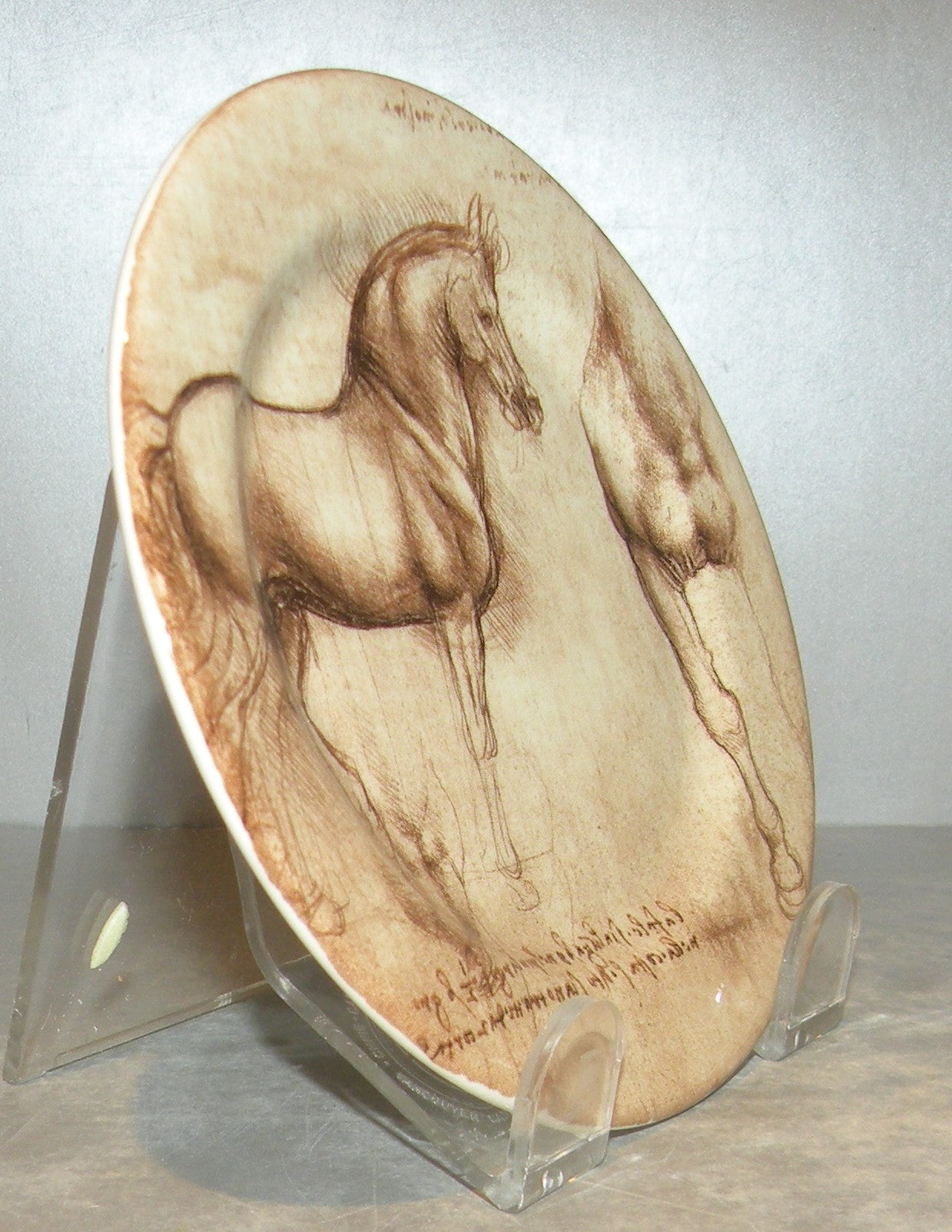 Bottle Coaster Horse 1 , Leonard de Vinci