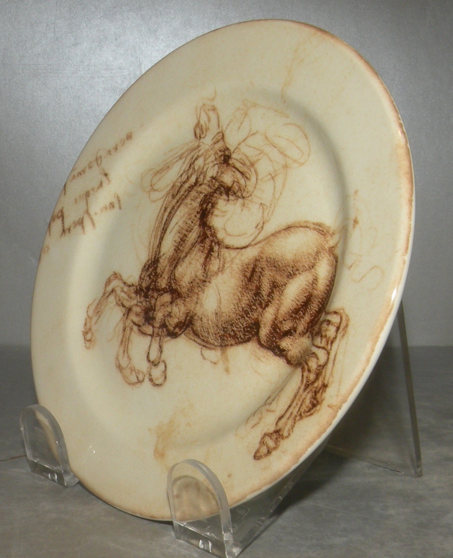 Bottle Coaster Horse 4 , Leonard de Vinci