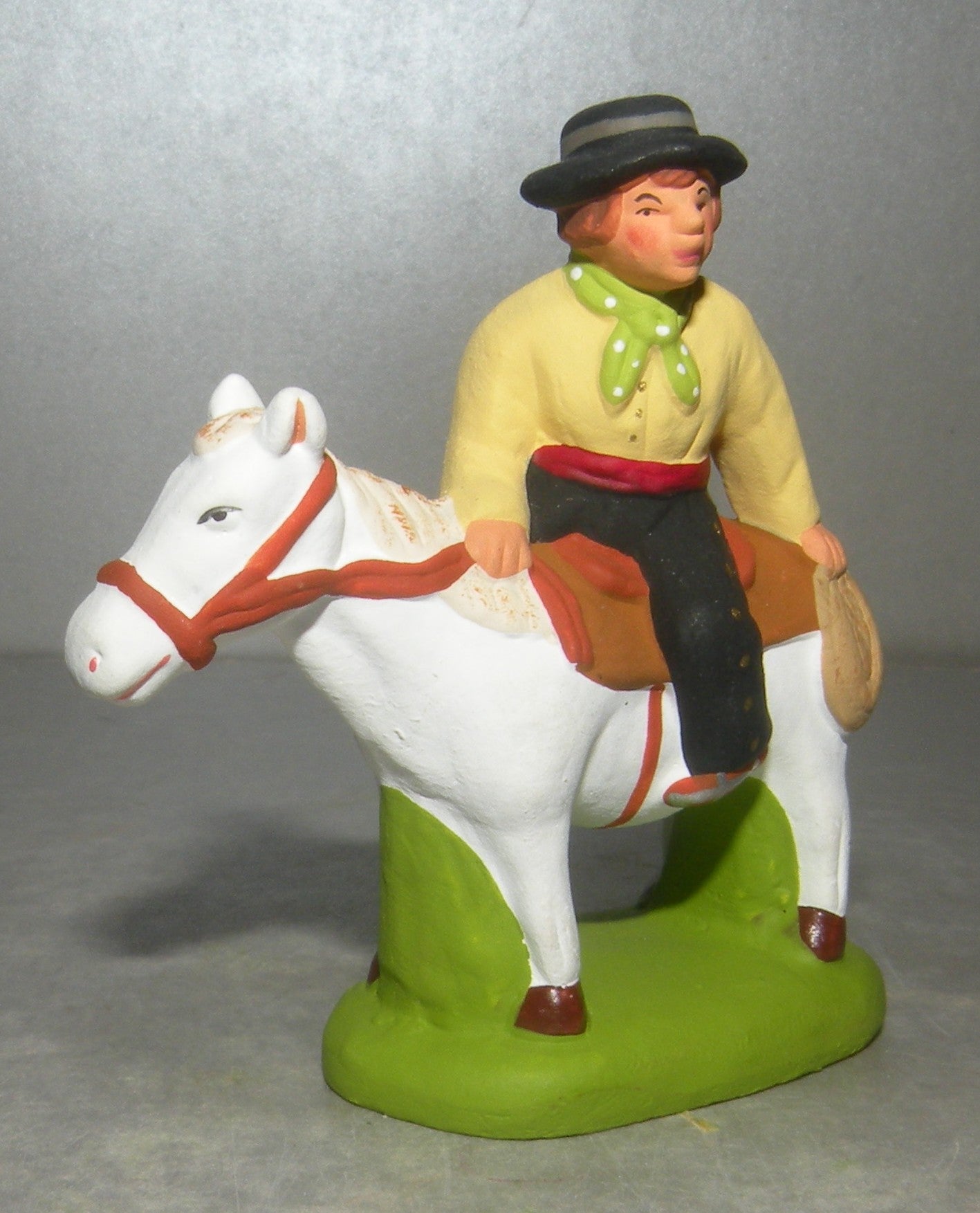 Gardian riding Horse, Didier, 4 Cm