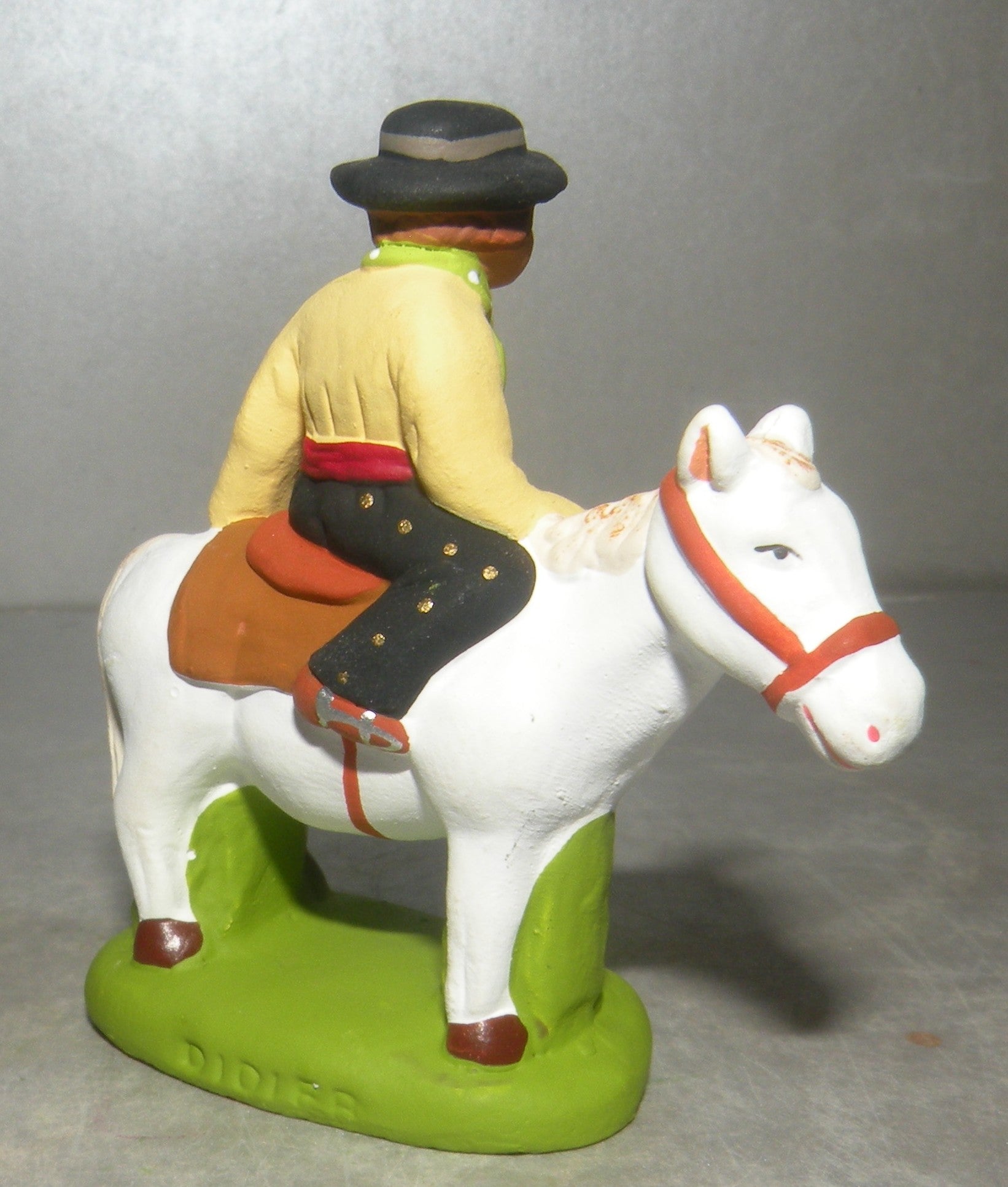 Gardian riding Horse, Didier, 4 Cm