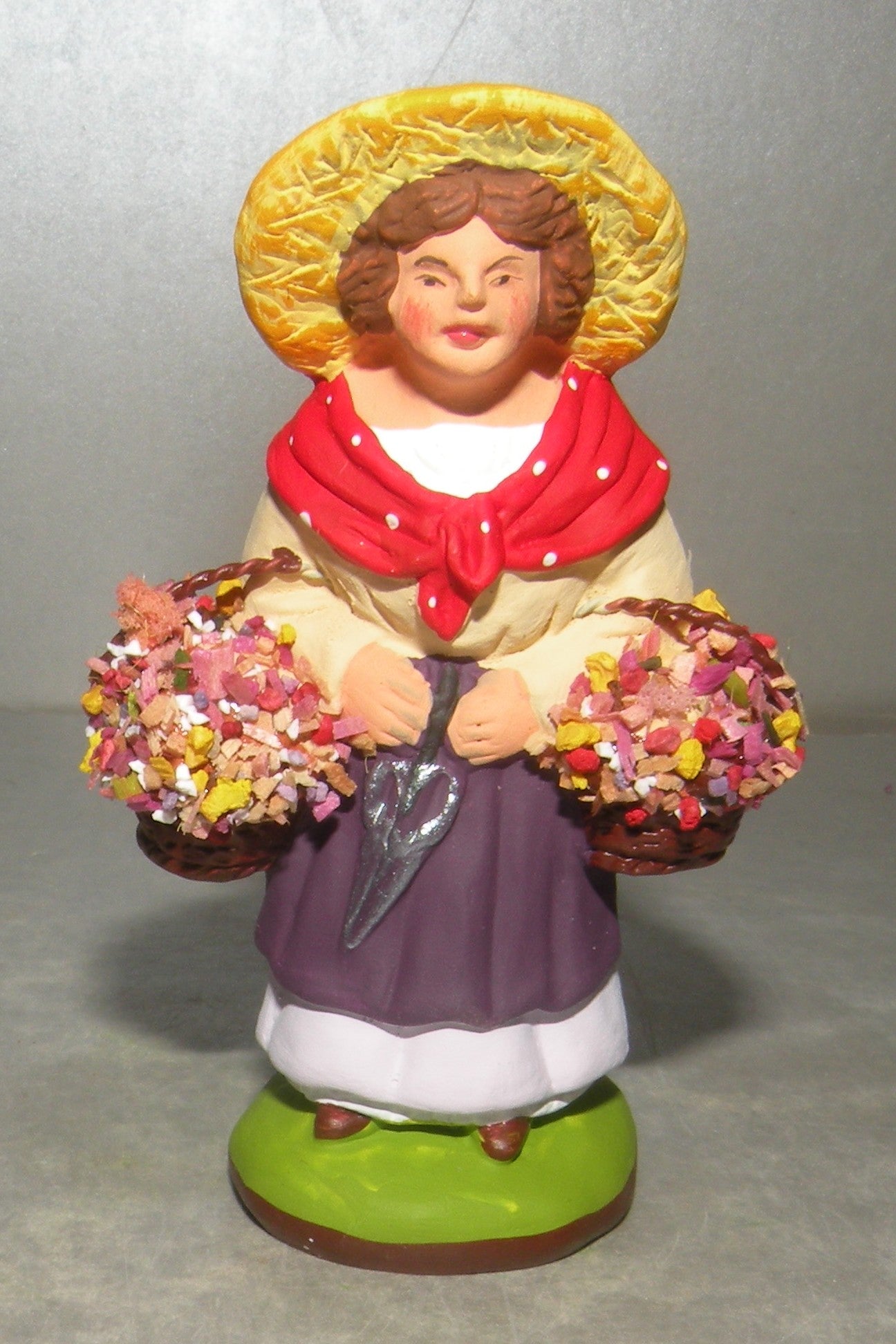 The flower seller, Didier, 7 cm