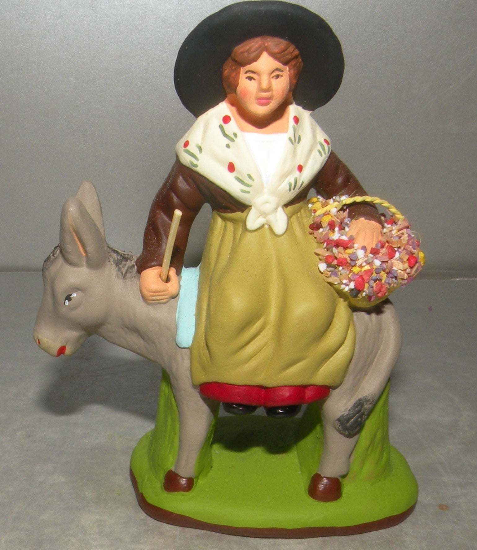 Woman on a Donkey , Didier, 7cm