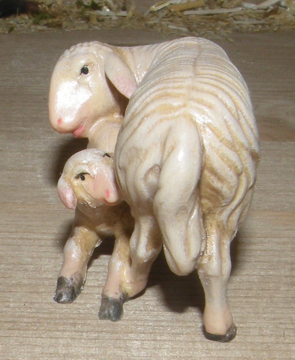 Sheep with lamb - Oriental nativity dressed -  21200