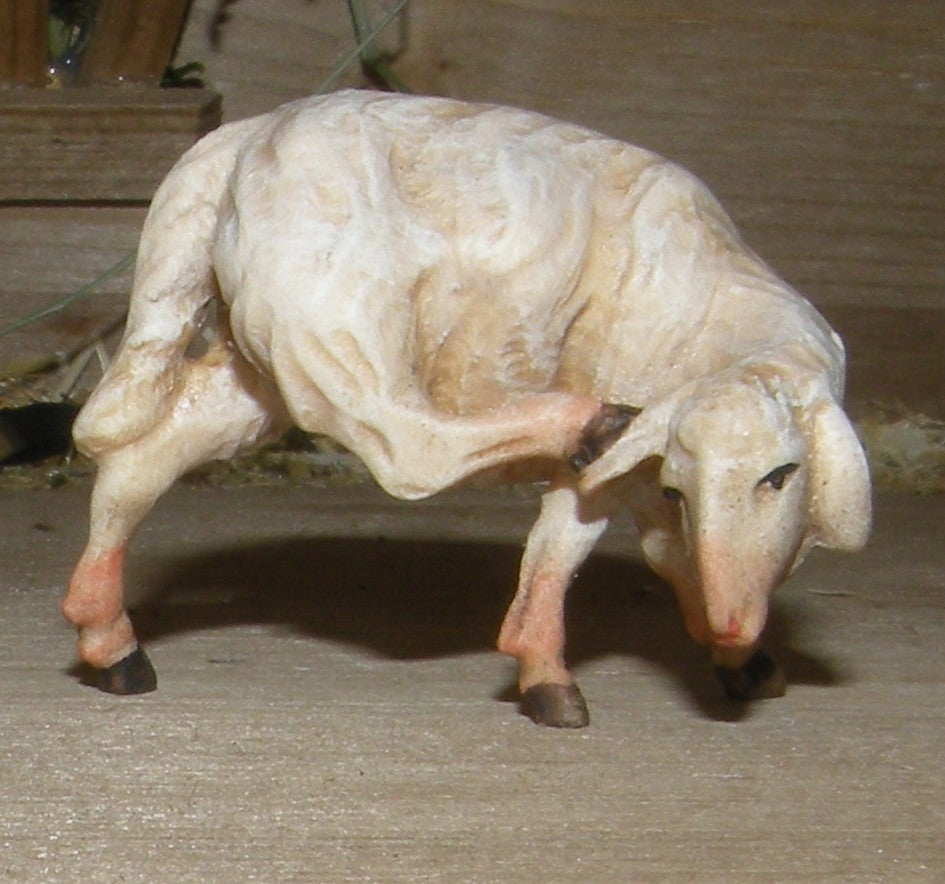 Sheep scratching - Folk nativity dressed- 21105