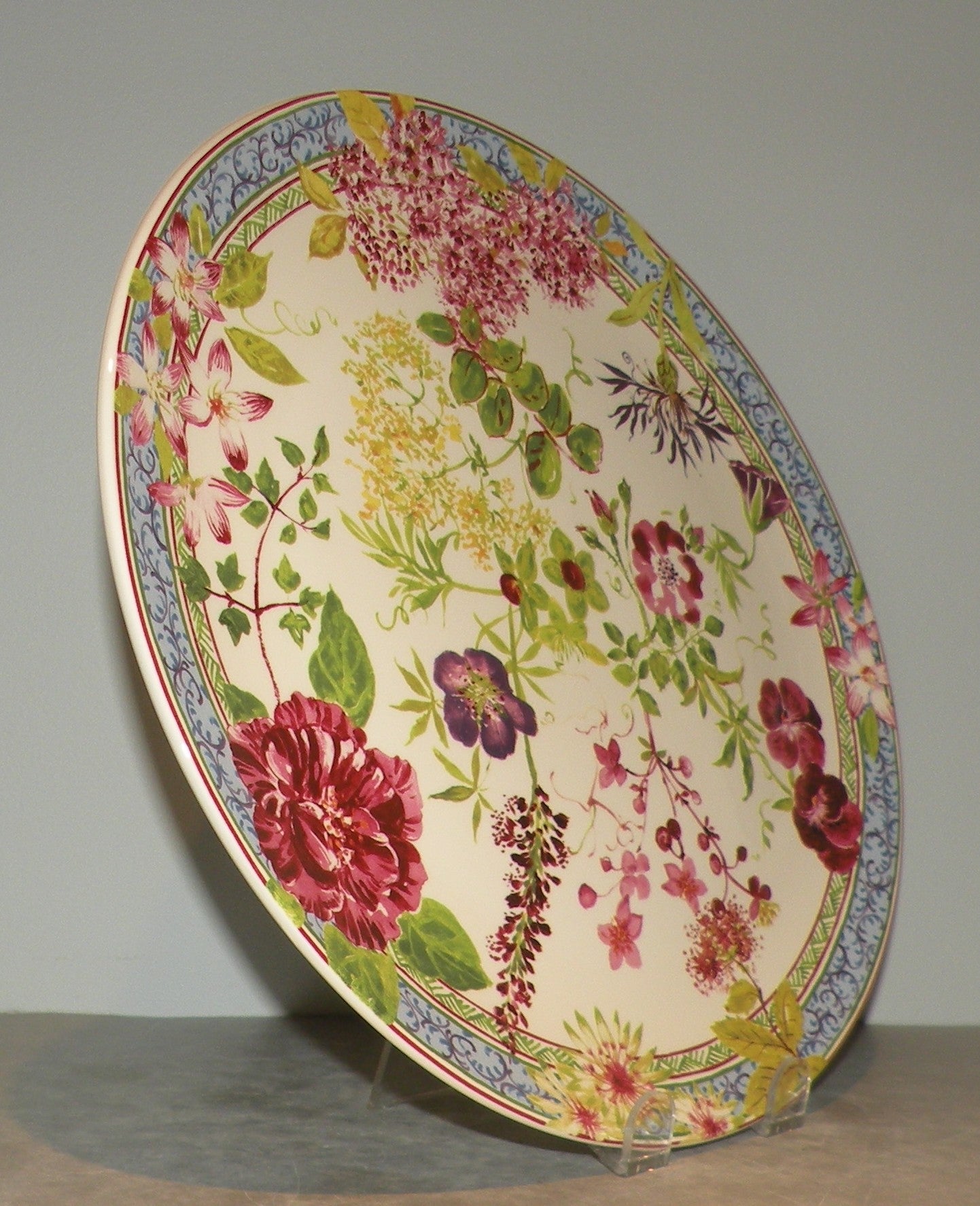 Round Cake Platter, Millefleurs