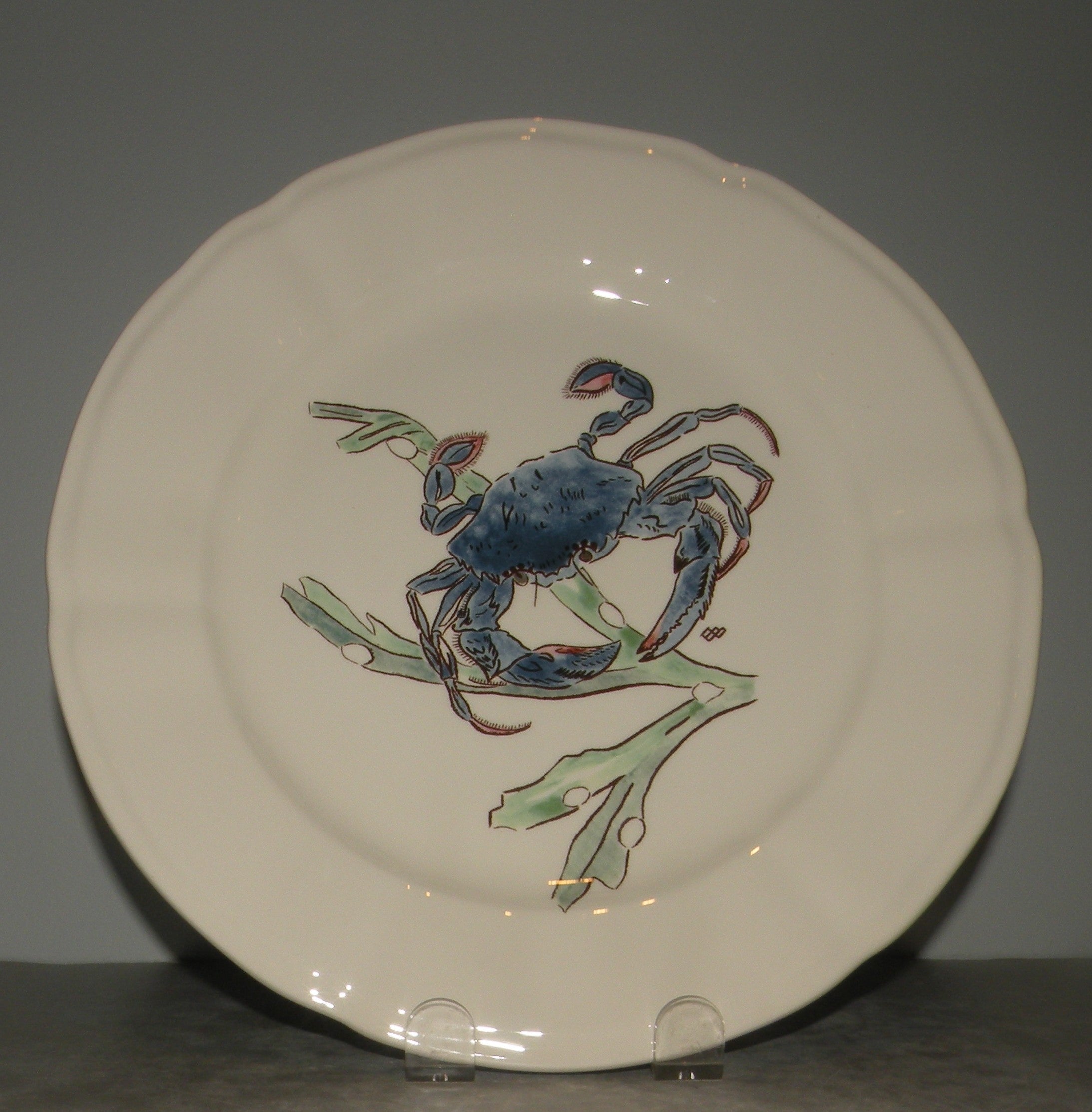 Dinner Plate, Blue Crab Grands Crustaces 2015