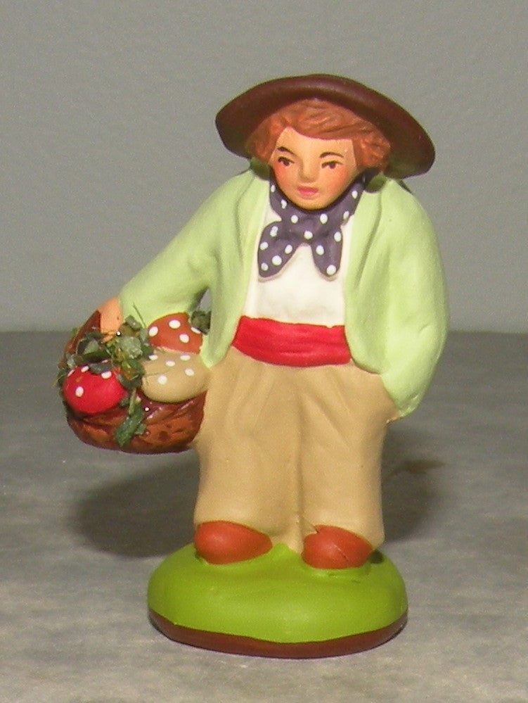 Mushroom Picker Boy , Didier, 7 Cm