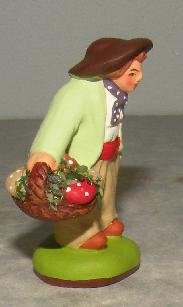 Mushroom Picker Boy , Didier, 7 Cm