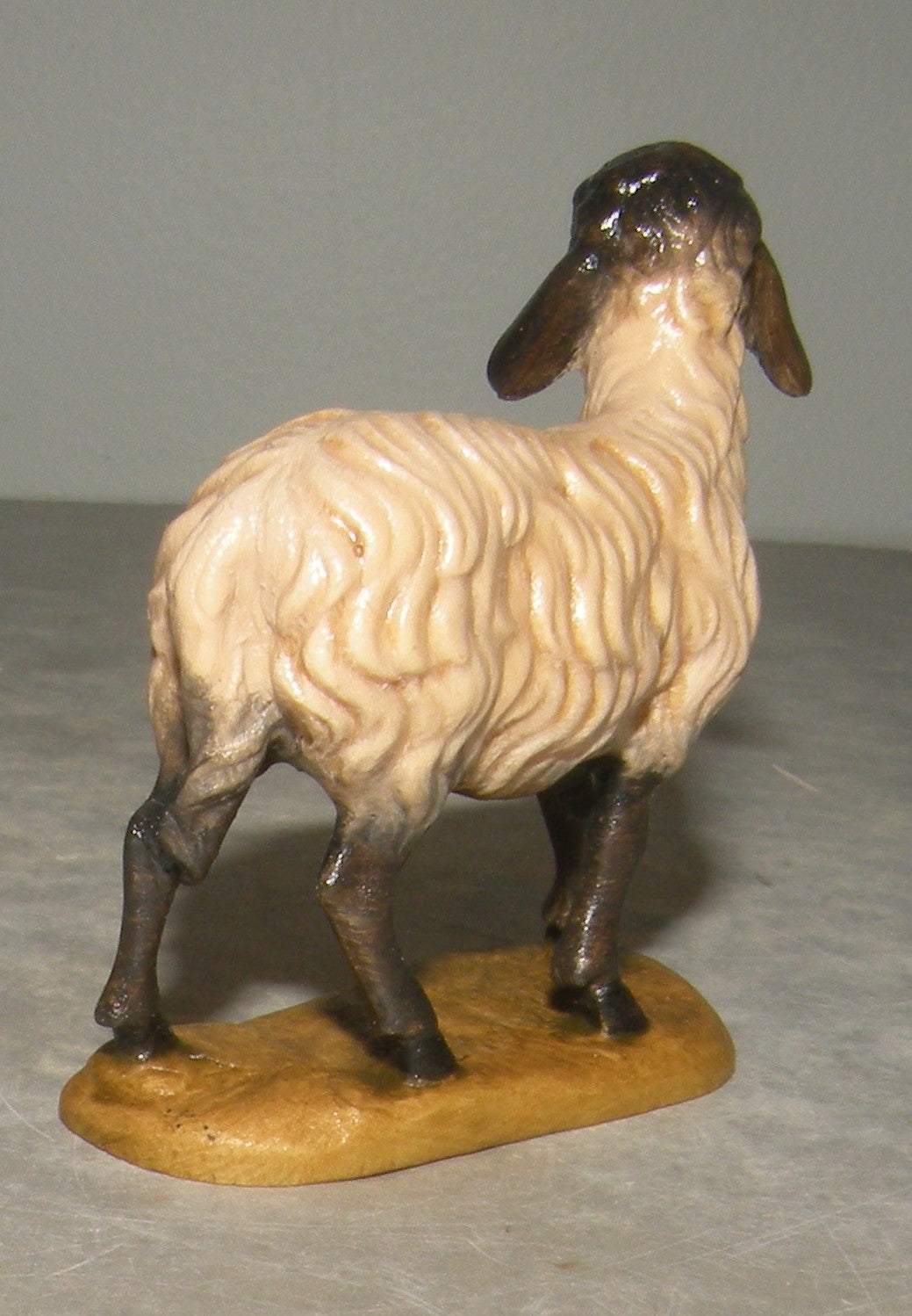 Sheep standing black Head ( 21205-S )  ,   Rustic