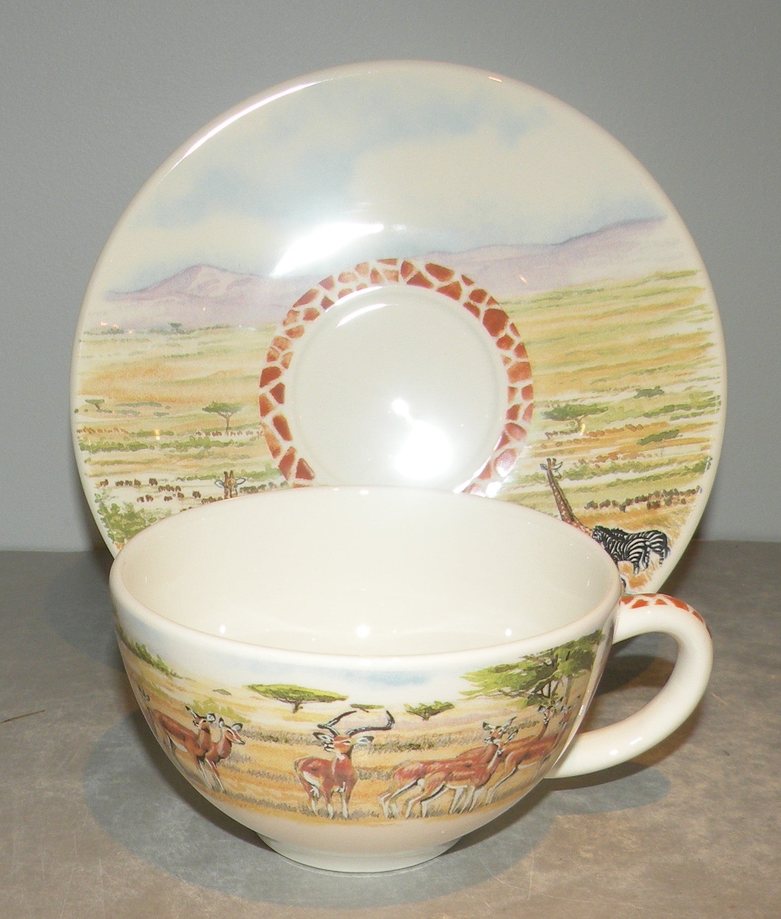 Breakfast Cup & Saucer, Safari