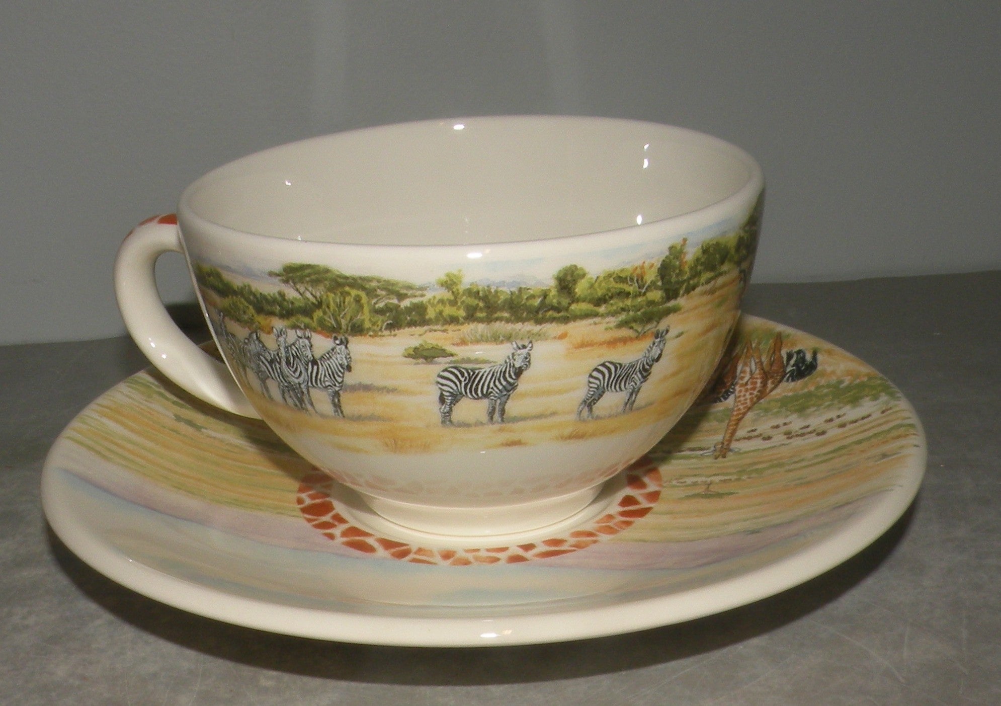 Breakfast Cup & Saucer, Safari