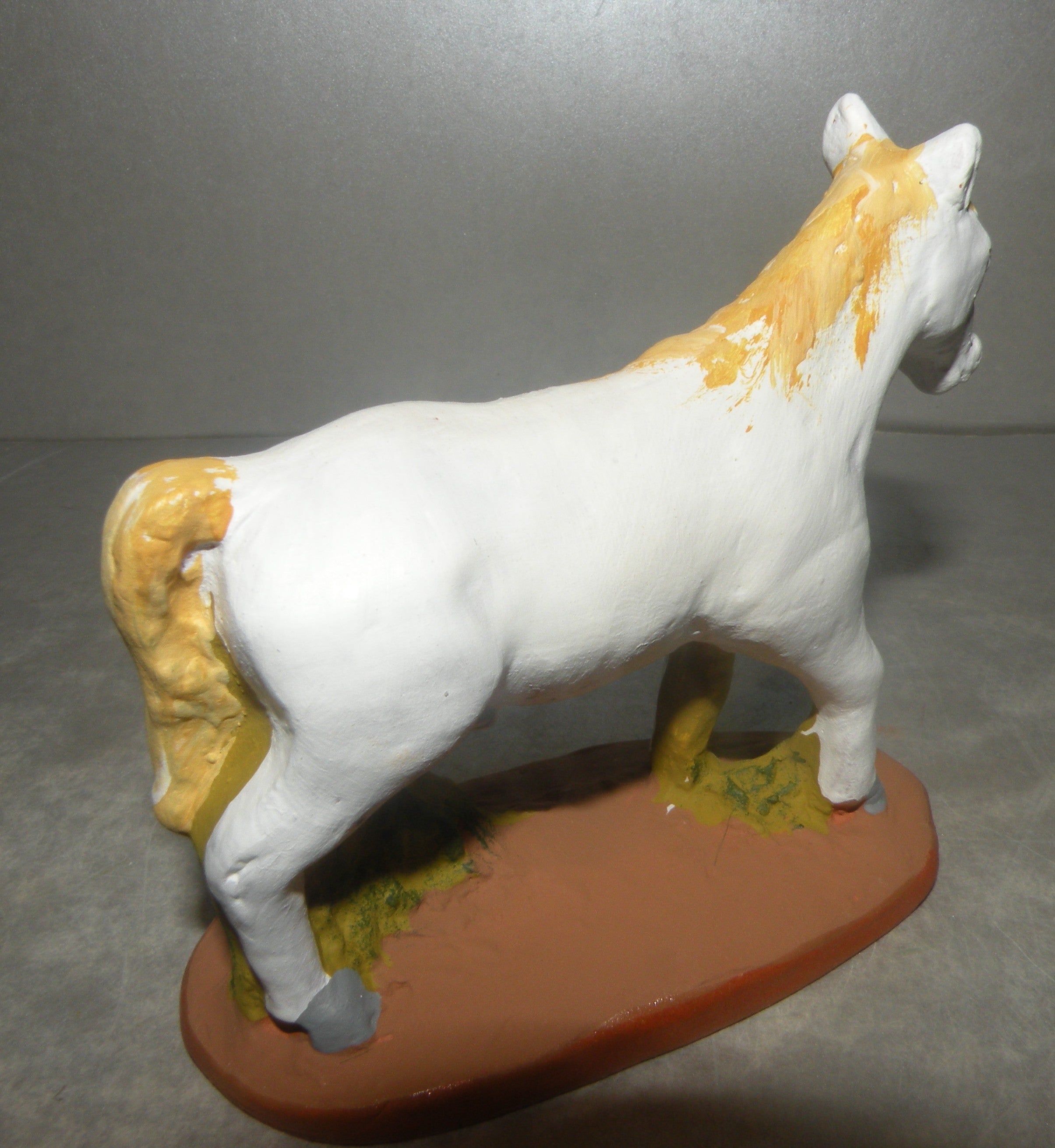 Camargue white horse , Fouque 6 Cm