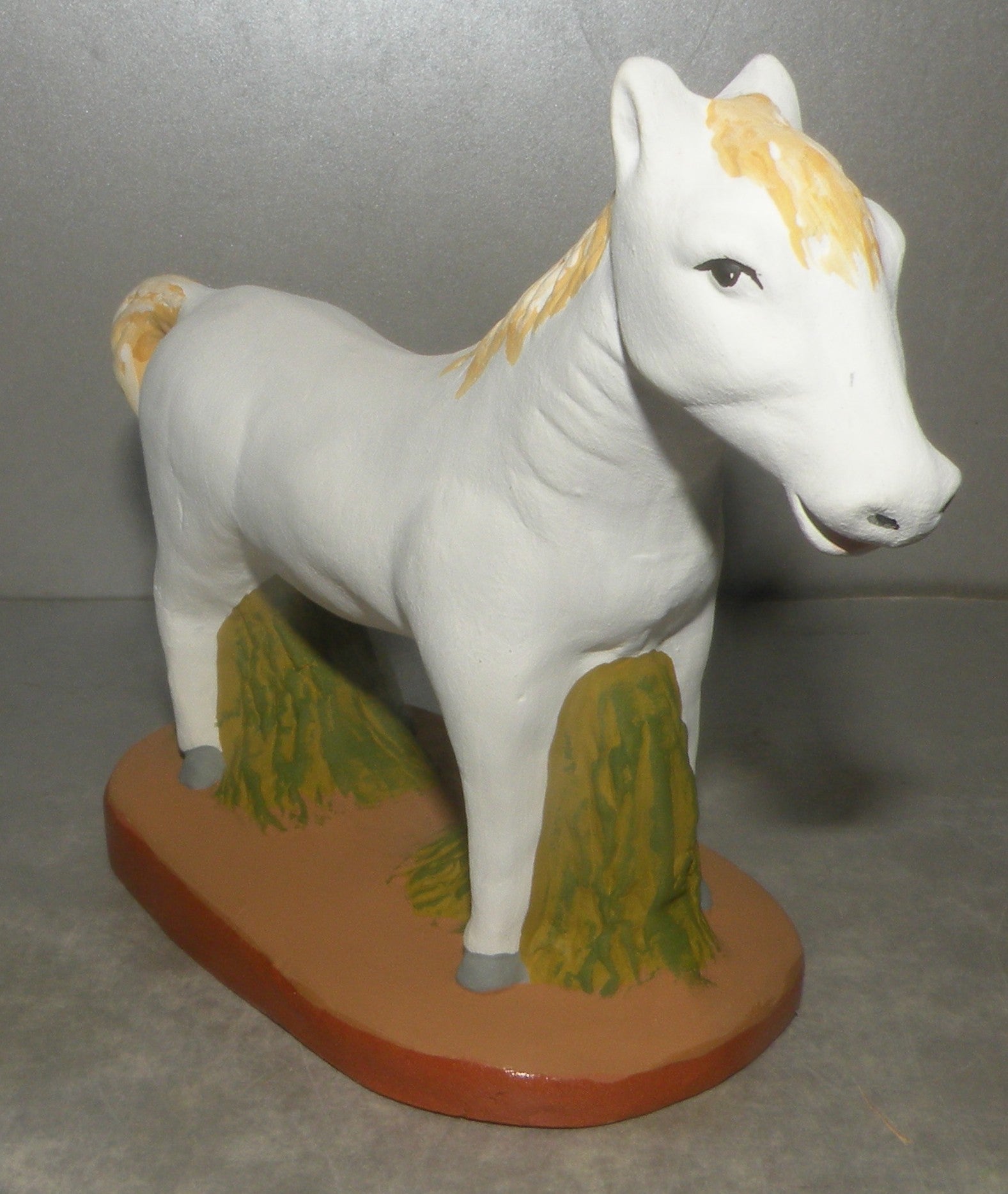 Camargue white horse , Fouque 9 Cm