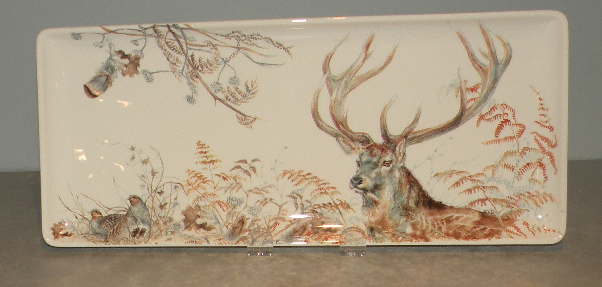 Oblong Serving Tray , Stag , Sologne