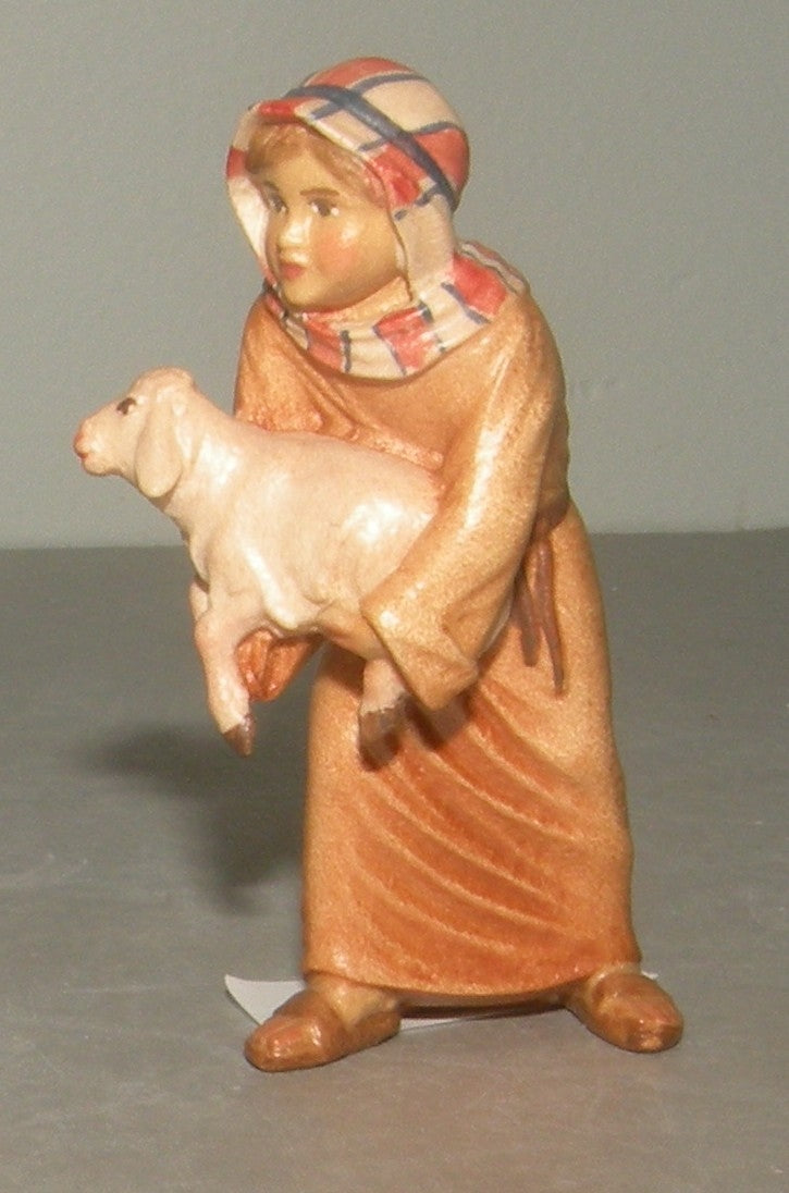 Boy with lamb Venetian Nativity